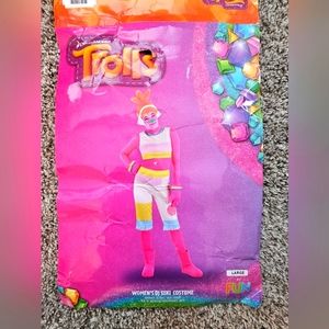 Troll's World Tour DJ Suki Costume, Size Large. VGUC